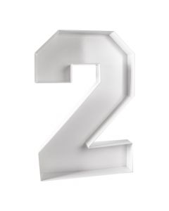 Número plástico para globos