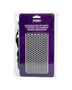 Cortina decorativa halloween negro