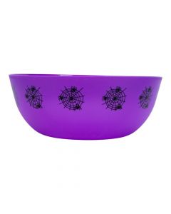 Bowl estampado telarana morado y negro