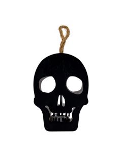 Calavera plástica con luz LED