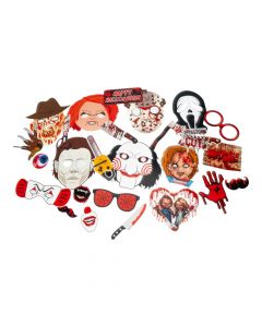 Accesorios Halloween para fotos 26pzas multicolor