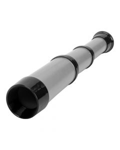 Telescopio para pirata bicolor gris y negro