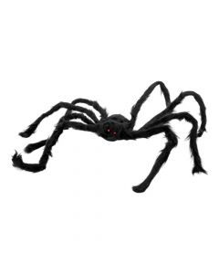 Araña afelpada 90cm negro