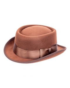 Sombrero con lazo marrón