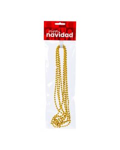 Guirnalda perlas dorado