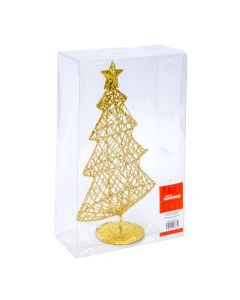 Árbol dorado escarchado
