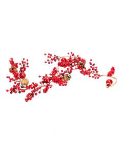 Guirnalda con bellotas y frutos