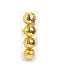 Esferas doradas de disco