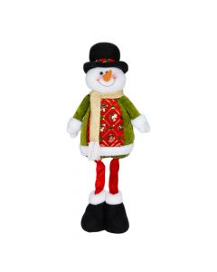 Muñeco nieve afelpado navideño 50cm