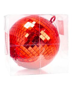 Esfera disco roja