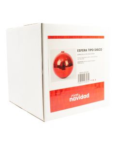 Esfera disco roja