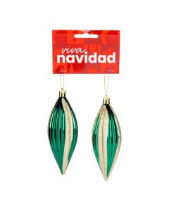 Figuras colgantes verdes