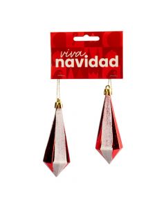 Figuras colgantes rojas