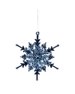 Figura colgante copo azul
