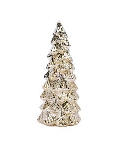 Árbol vidrio con luz
