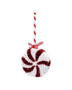 Paleta navideña con lazo