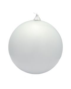 Esfera lisa blanca