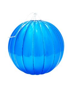 Esfera azul con relieve