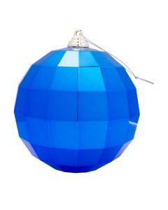 Esfera azul grande navideña