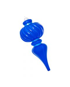 Esfera azul navideña