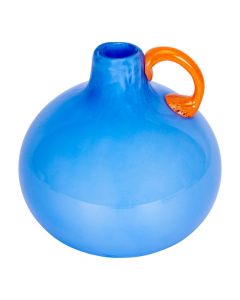 Jarrón vidrio con asa 11.5cm 