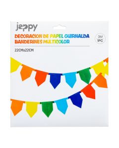 Guirnalda banderines multicolor