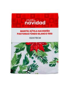 Mantel navideño estampado pastoras