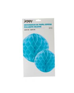 Esferas celestes de papel