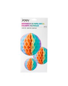 Esferas colgantes multicolor