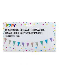 Guirnalda papel decorativa pastel