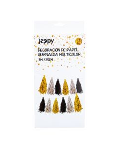Guirnalda dorada de papel
