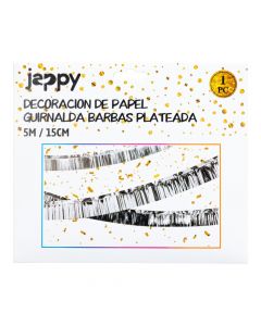 Guirnalda plateada 5m