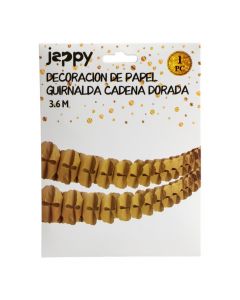 Guirnalda decorativa dorada 36m