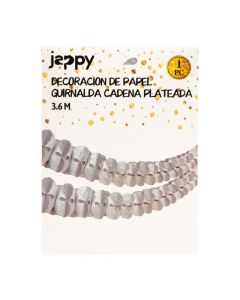 Guirnalda colgante plateado
