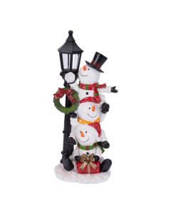 Figura muñeco nieve LED