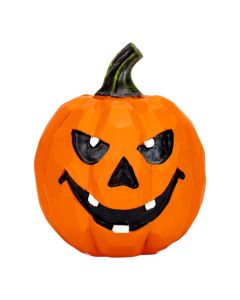 Calabaza poliresina naranja y negro
