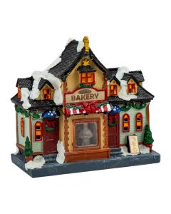 Villa navideña panadería LED