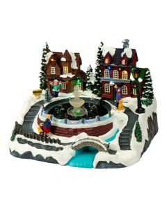 Villa decorativa con LED