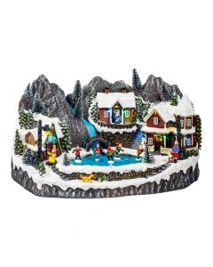 Villa decorativa con LED