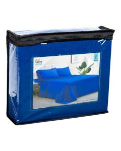 Sábana individual 3 piezas azul