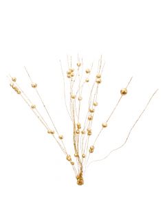 Rama escarchada 64cm dorado