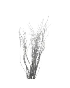 Rama artificial navideña 90cm plateado