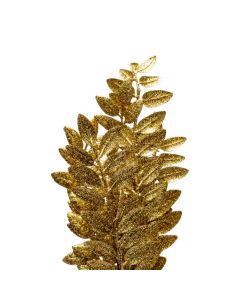 Rama artificial navideña 50cm dorado