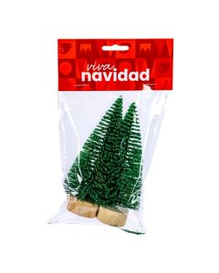 Árbol navideño escarchado 2und
