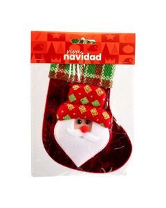 Bota  navideña decorativa
