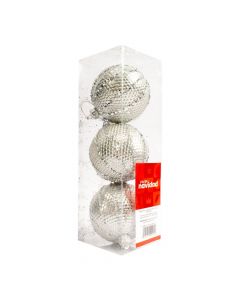 Esfera decorativa navideña 3und