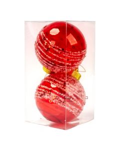 Esferas navideñas plásticas
