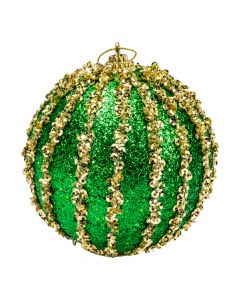 Esferas escarchadas navideñas