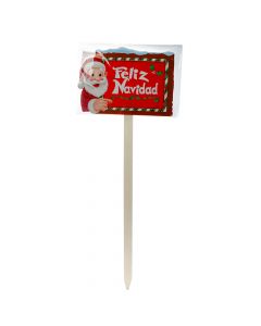 Estaca navideña Santa Claus
