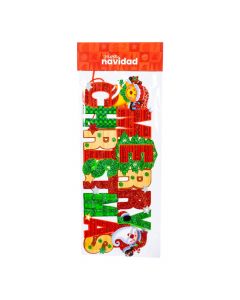 Figura colgante multicolor